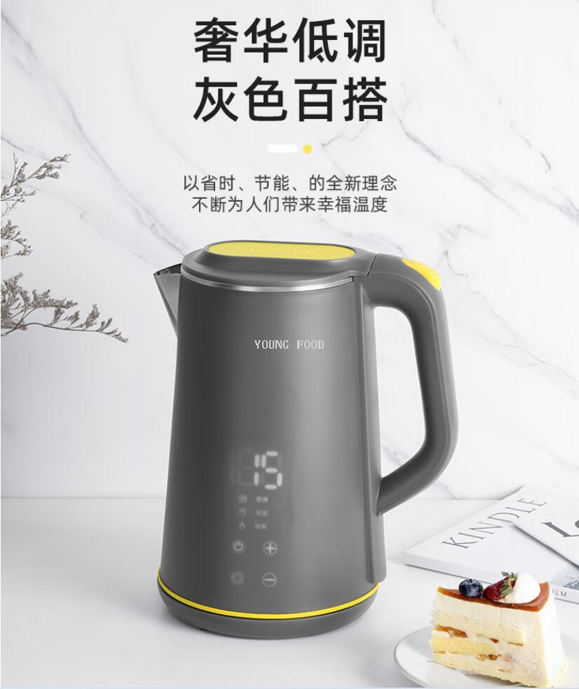 Free shipping for wholesale! THERMOS Thermos Electric Kettle 1.6L Grey EHA-1326E-G figurine electrical appliance pic 2