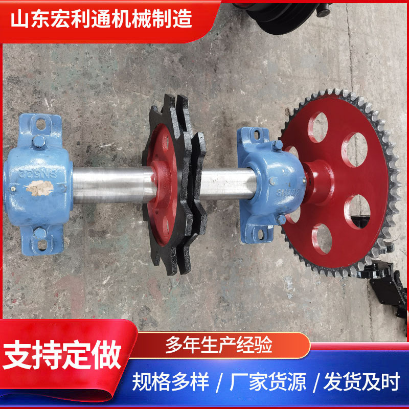 Sprocket assembly for mine conveyor buried scraper machine, sprocket for horizontal conveying buried scraper machine in cement plant Specification drawing