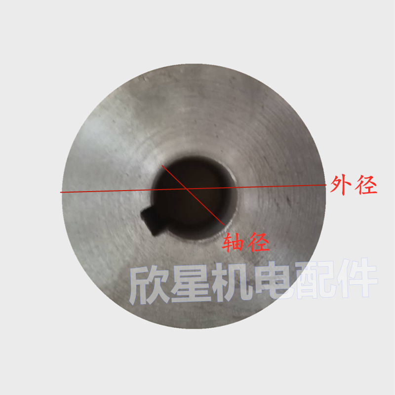 Motor pulley type A, Type B, double-groove motor pulley, cast iron V-belt wheel, flywheel motor, transmission belt pulley Application Scenario