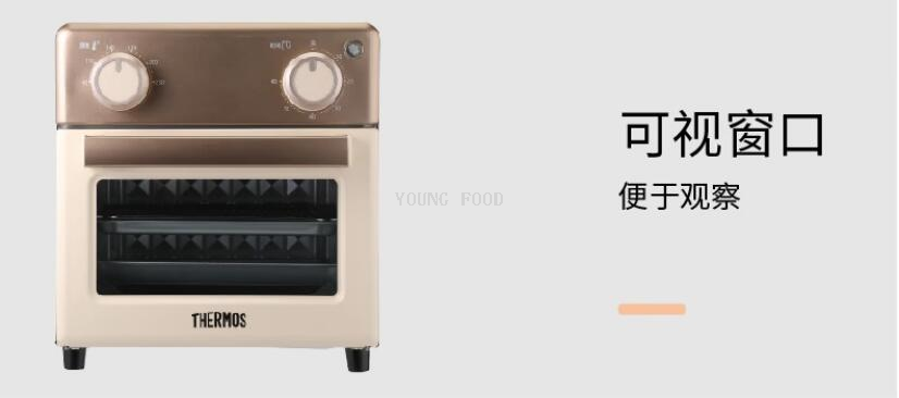 批发包邮！THERMOS电烤箱家用小型8L容量可视控温可定时EHA-5104A详情12