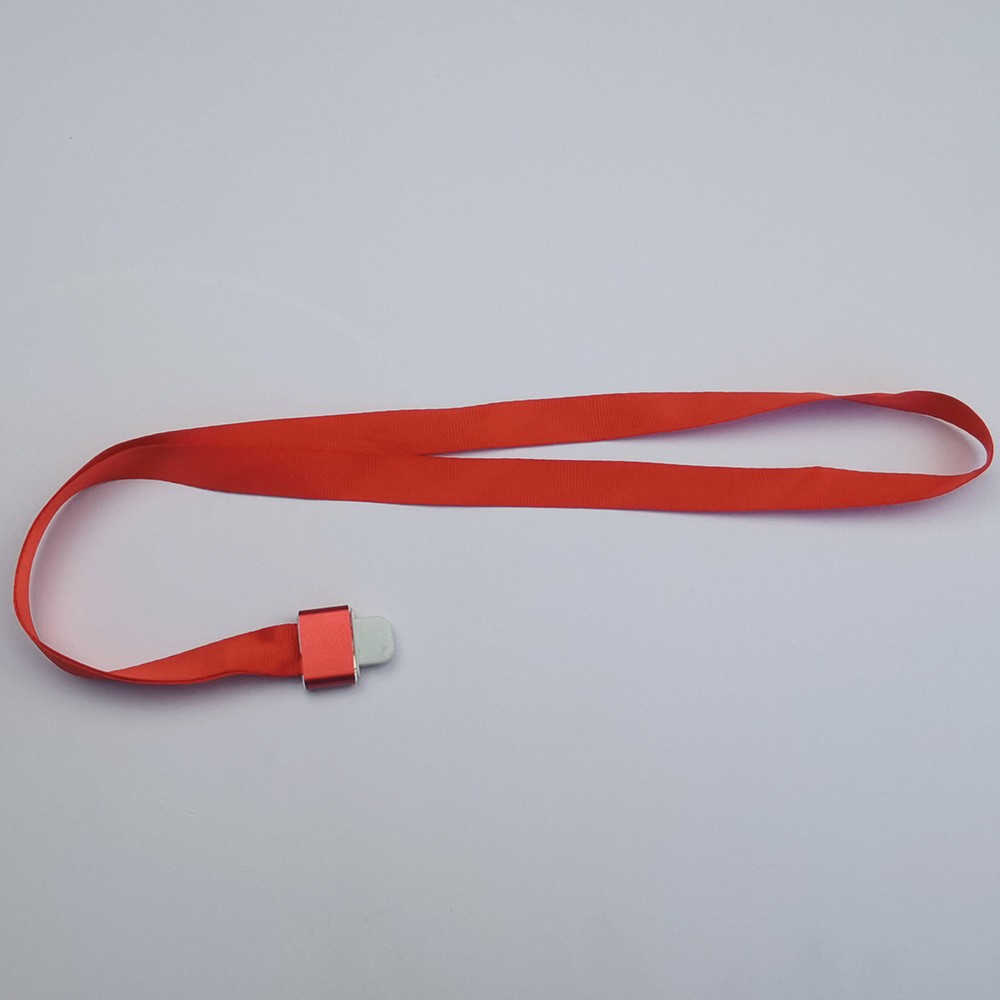 Plastic one-piece buckle student lanyard, ID card, name tag, rope, ID card sleeve, lanyard, 1.5cm card sleeve, colorful lanyard Item Picture