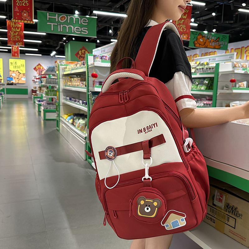 时尚背包初中生高中生大学生背包旅游背包运动大容量背包通勤商务双肩包男女背包相机背包大学生旅行背包情侣背包休闲简约双肩背包详情39