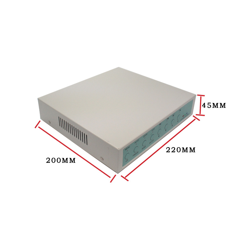 The 8-in-1-out video picture splitter, camera BNC splitter, 8-channel output distribution with VGA interface details Picture