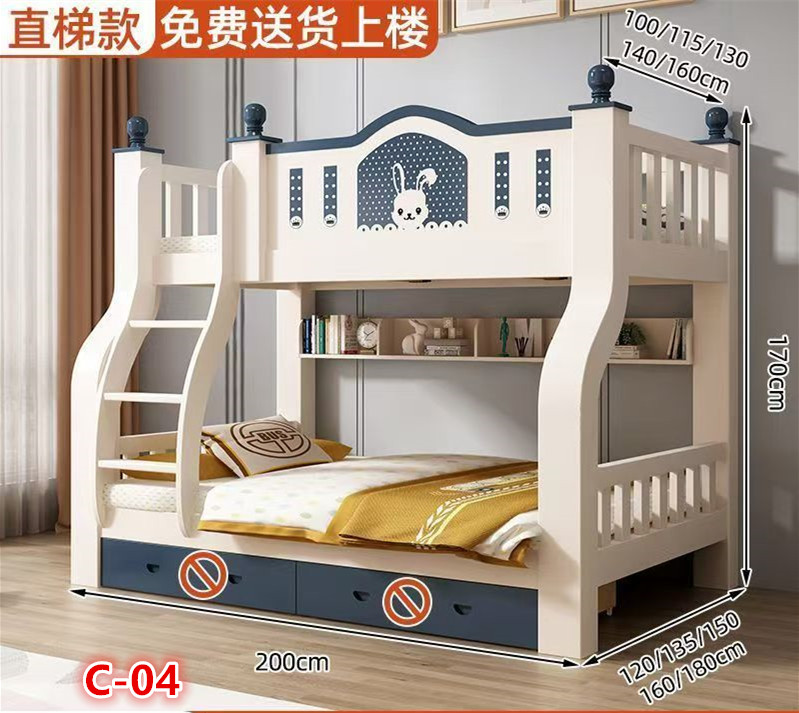 实木公寓床全棉家具卧室木器多功能床简约现代设计耐用舒适公寓床全棉家具木器卧室床详情4
