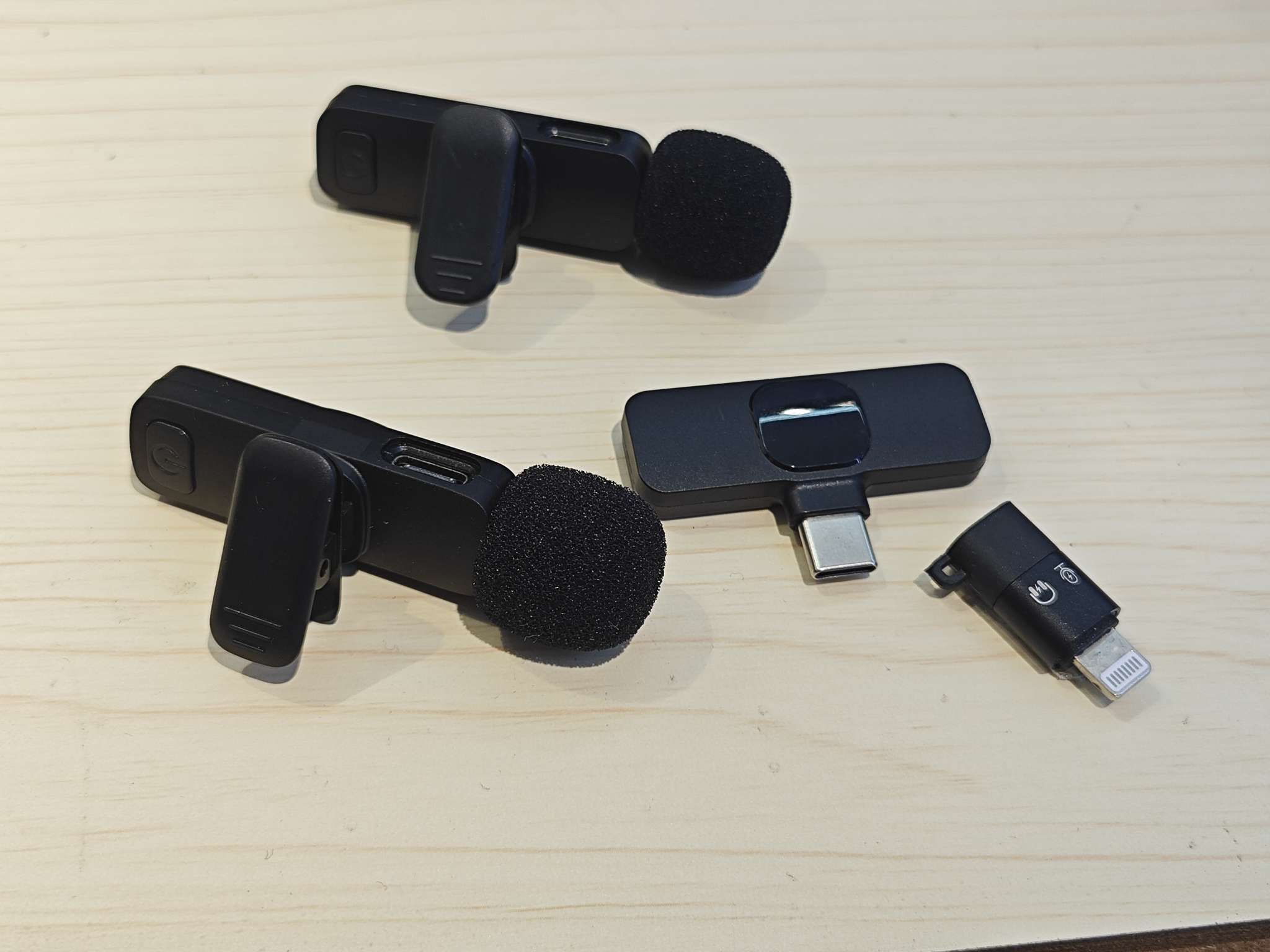 Aima Emma Aima K11 Lapel Microphone Type-C Port Ios Port Apple Flash Charging Head Compatible With Multiple Models, Advanced Intelligent Noise Reduction, Stunning Sound Quality, Portable Live Streaming Microphone, Design Microphone undefined