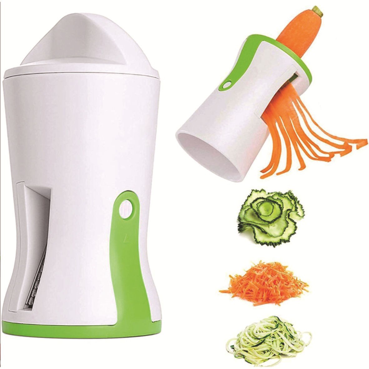 New cross-border multi-functional grater, hand-cranked vegetable slicer, spiral funnel grater, kitchen small tools full figure