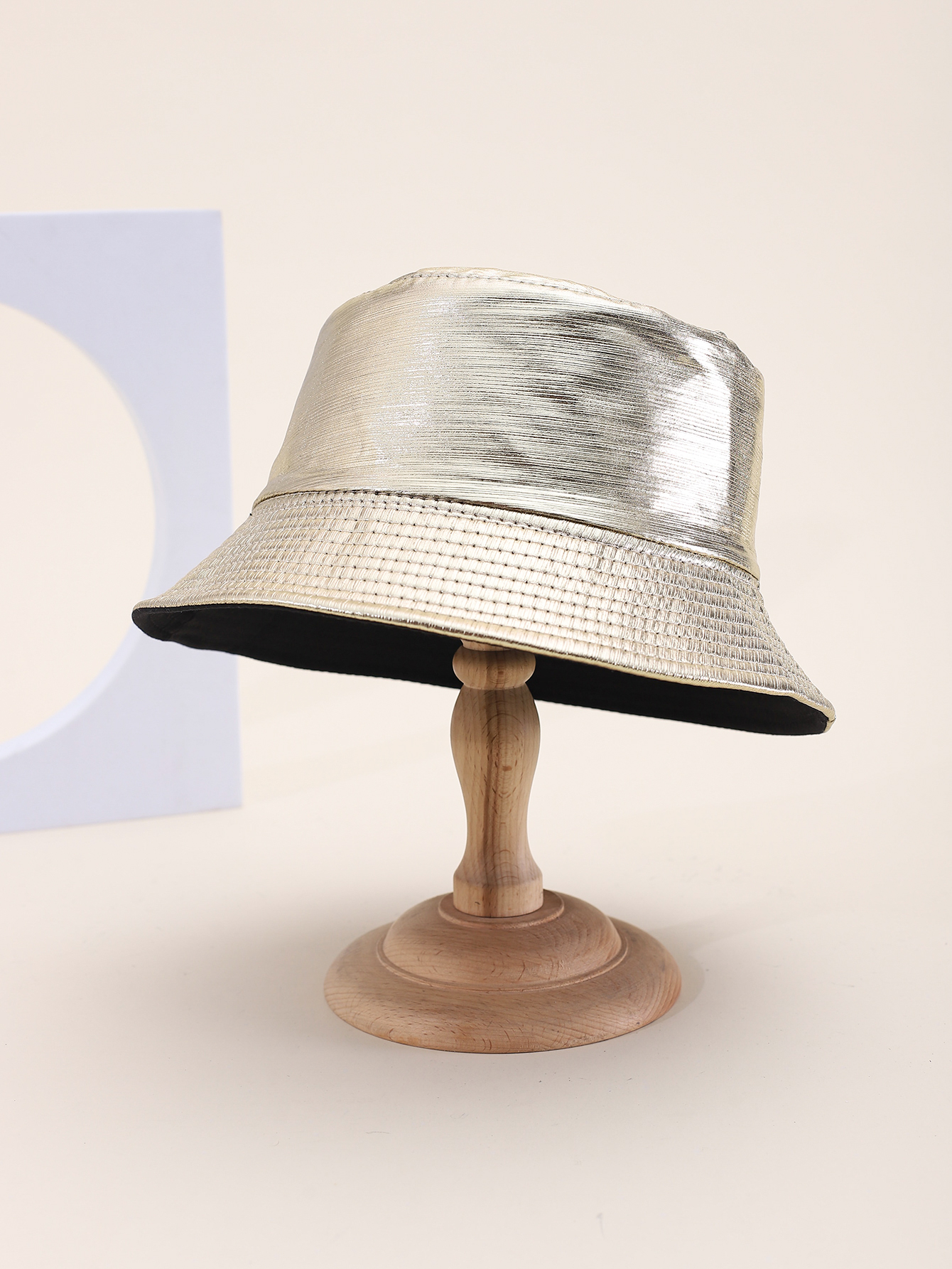 Spring and summer European and American refractor solid-color basin cap, double-sided fisherman cap, fashionable and versatile, travel sun protection and shading, foldable basin cap, export adult cap, all size 58CM details Picture