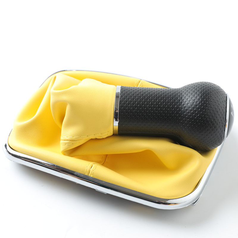 Weihaisheng Factory directly supplies cross-border car gear shift dust covers and gear shift handles, suitable for Volkswagen Golf 5/6 gears details Picture