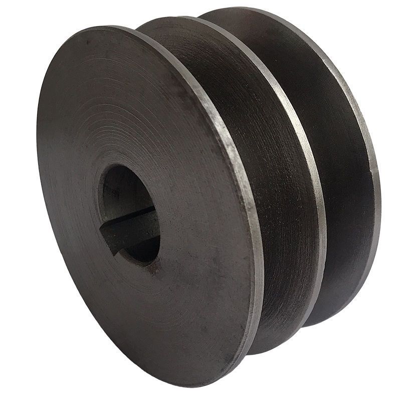 Motor pulley type A, Type B, double-groove motor pulley, cast iron V-belt wheel, flywheel motor, transmission belt pulley undefined