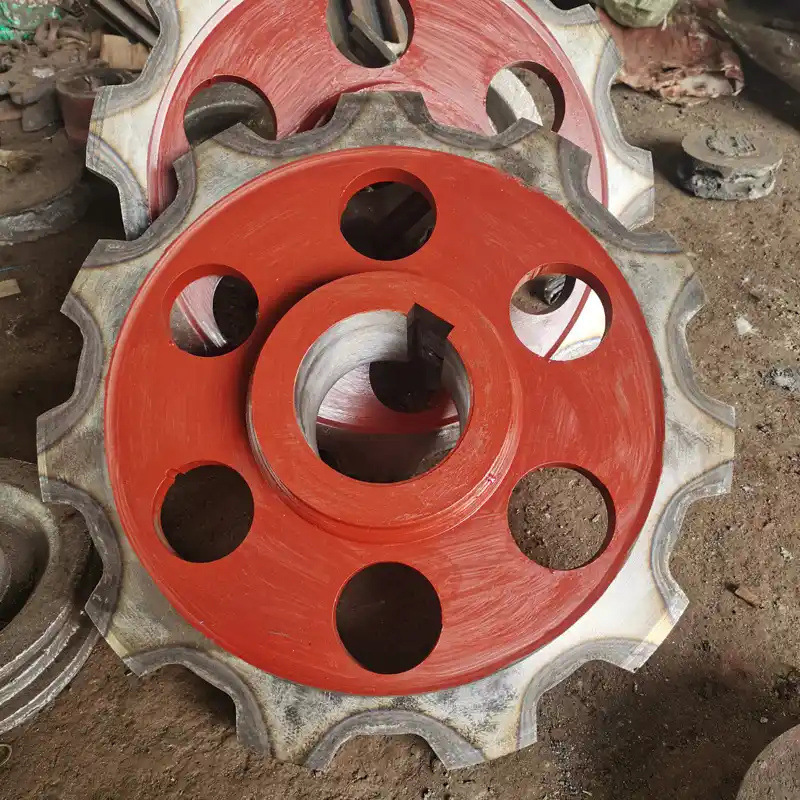 Mine bucket elevator chain drive sprocket NE30 plate chain toothed sprocket elevator multi-toothed sprocket Specification drawing