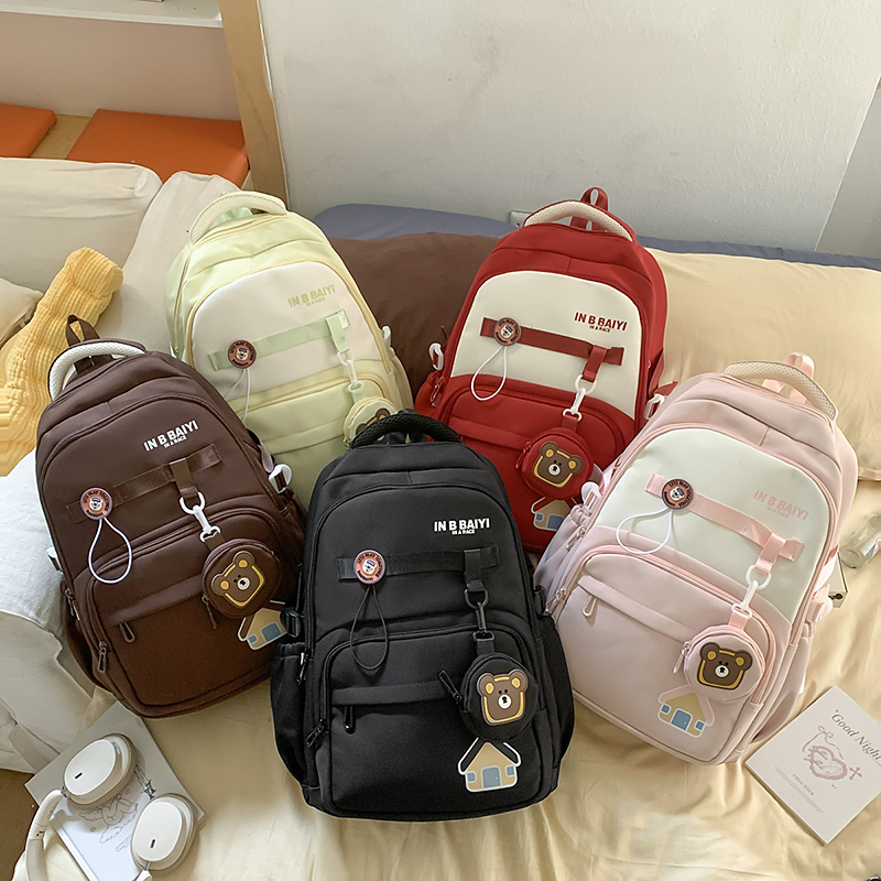 时尚背包初中生高中生大学生背包旅游背包运动大容量背包通勤商务双肩包男女背包相机背包大学生旅行背包情侣背包休闲简约双肩背包详情图5