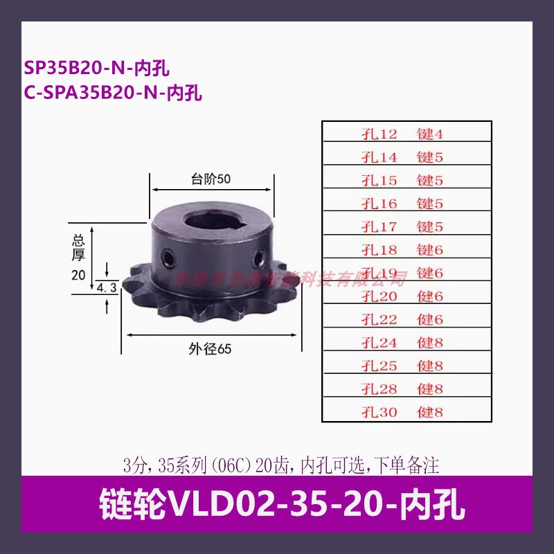 The chains of Yiheda sprockets VLD02-35VLF02-40VLY11-08BVLG02-50VLK02-60 have turned black undefined