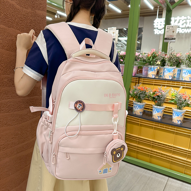 时尚背包初中生高中生大学生背包旅游背包运动大容量背包通勤商务双肩包男女背包相机背包大学生旅行背包情侣背包休闲简约双肩背包详情31