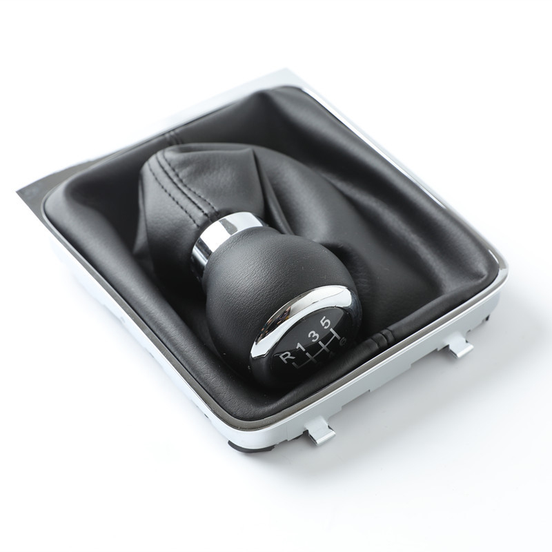 Weihaisheng Cross-border foreign Trade Factory directly supplies car gearshift, gear shifting, dust cover, ball head integrated 5/6 gear, suitable for Passat B6 Item Picture