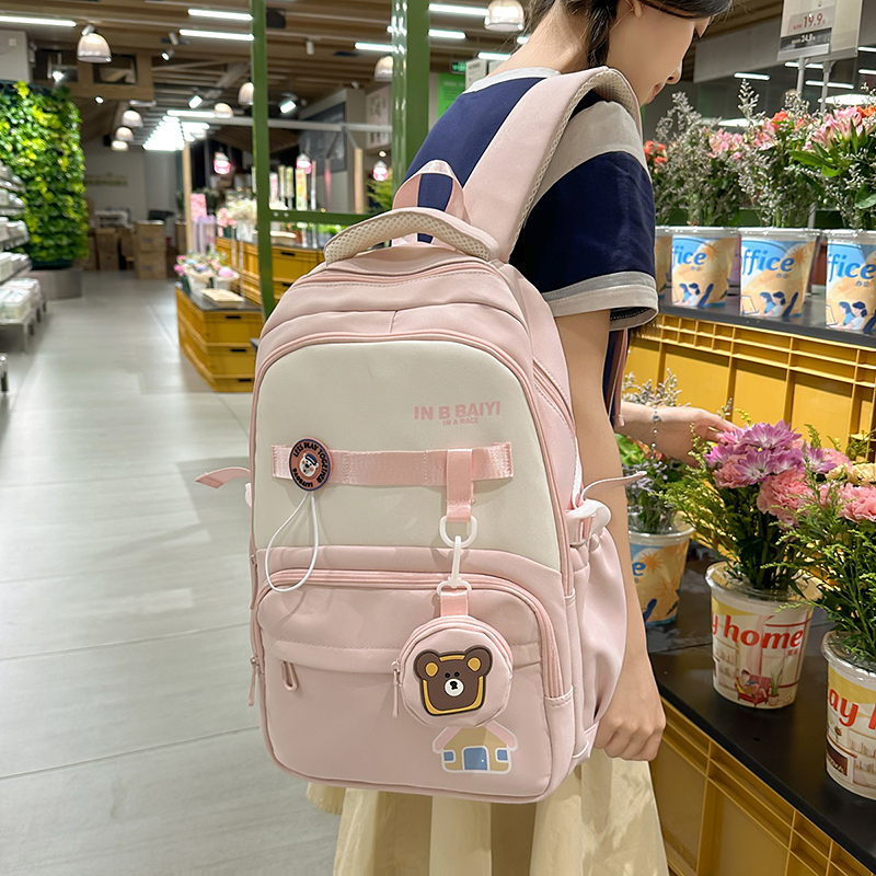 时尚背包初中生高中生大学生背包旅游背包运动大容量背包通勤商务双肩包男女背包相机背包大学生旅行背包情侣背包休闲简约双肩背包详情33