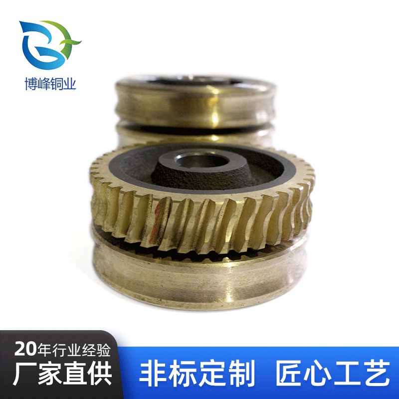 Factory direct supply of lawn mower turbine, wear-resistant mechanical equipment worm gear, non-standard transmission parts worm gear details Picture