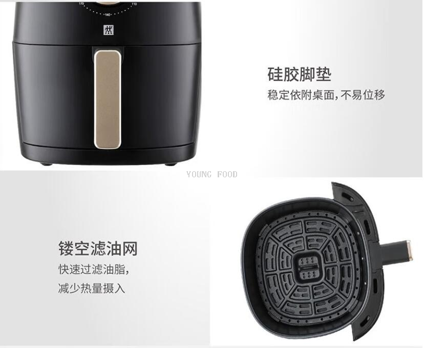 批发包邮！德国品牌厨具双立人空气炸锅黑色3.5L ZAF1300/1027131详情19