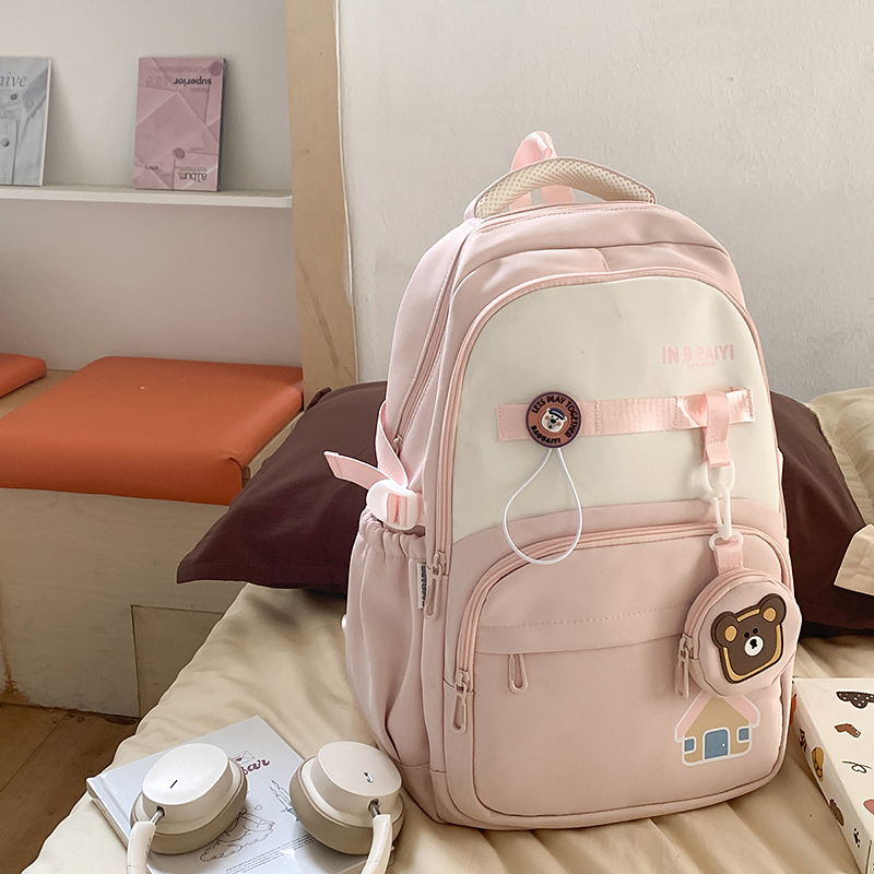 时尚背包初中生高中生大学生背包旅游背包运动大容量背包通勤商务双肩包男女背包相机背包大学生旅行背包情侣背包休闲简约双肩背包详情13