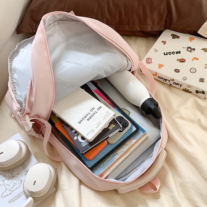 时尚背包初中生高中生大学生背包旅游背包运动大容量背包通勤商务双肩包男女背包相机背包大学生旅行背包情侣背包休闲简约双肩背包详情图4