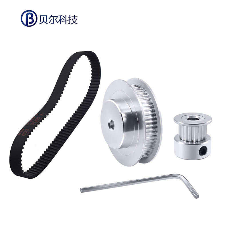 3D printer 2GT synchronous pulley gt2 synchronous pulley stepper motor driving wheel drive pulley 16-60 teeth Specification drawing