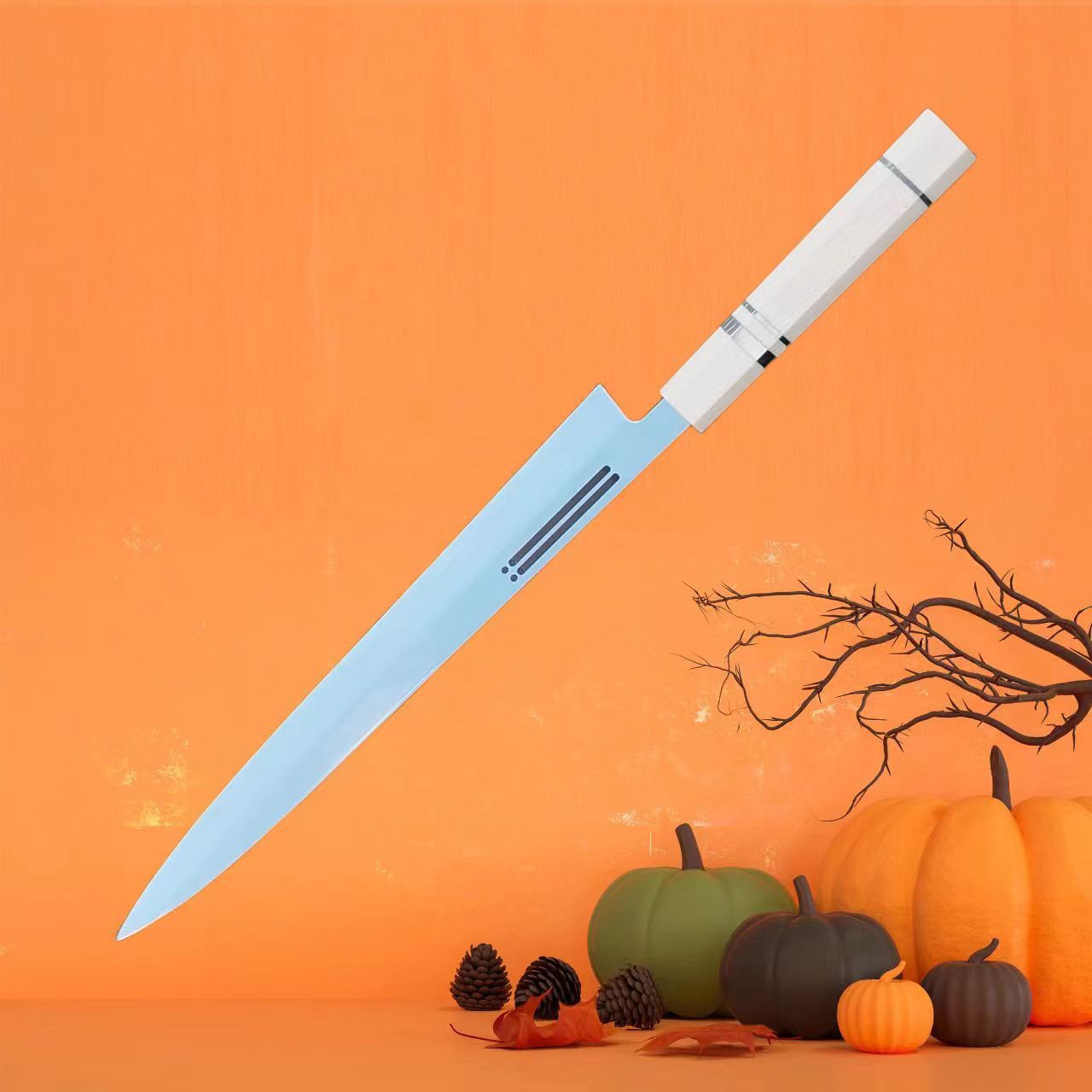 Japanese Salmon Sashimi Knife Professional Meat Cutting Fish details Picture