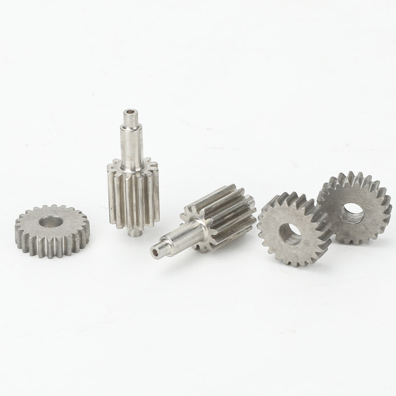 Stainless steel pinion precision robot, double gear linear guide, spur gear helical motor drive details Picture
