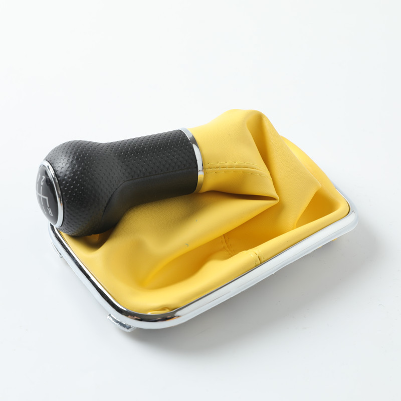 Weihaisheng Factory directly supplies cross-border car gear shift dust covers and gear shift handles, suitable for Volkswagen Golf 5/6 gears Specification image