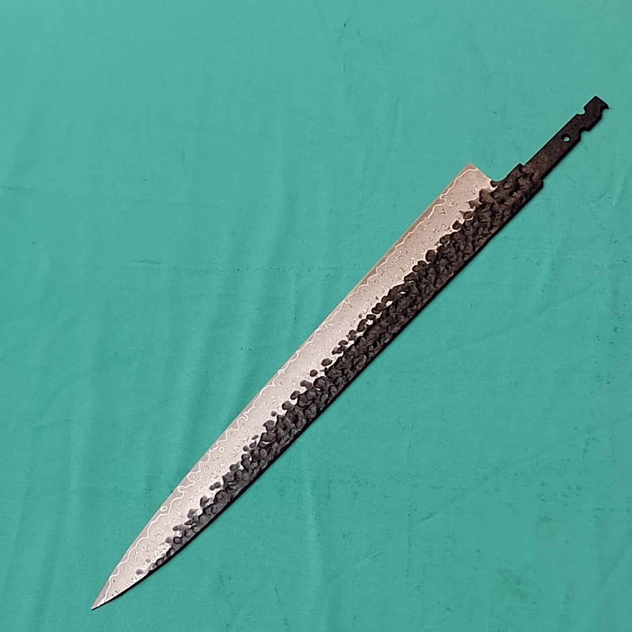 damascus fish knife 270mm blade details Picture