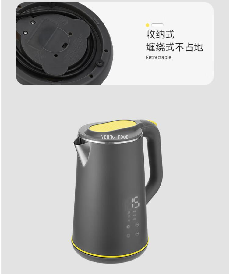 Free shipping for wholesale! THERMOS Thermos Electric Kettle 1.6L Grey EHA-1326E-G figurine electrical appliance pic 9