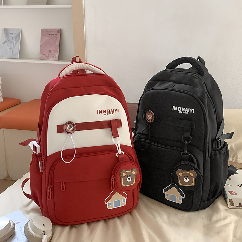 时尚背包初中生高中生大学生背包旅游背包运动大容量背包通勤商务双肩包男女背包相机背包大学生旅行背包情侣背包休闲简约双肩背包详情9