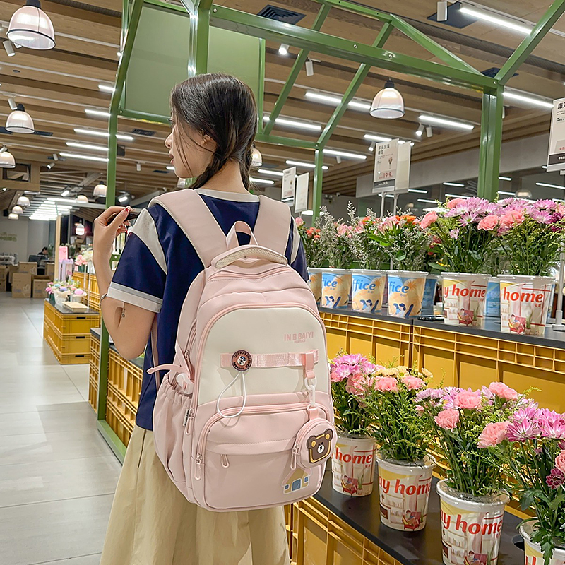 时尚背包初中生高中生大学生背包旅游背包运动大容量背包通勤商务双肩包男女背包相机背包大学生旅行背包情侣背包休闲简约双肩背包详情34