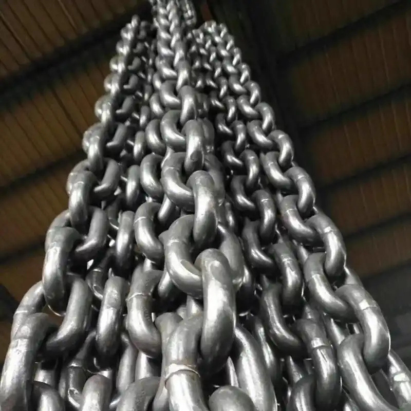 River scenic area protective iron chains, decorative greening chains, livestock and poultry slaughtering chains, industrial hoisting galvanized chains Application Scenario