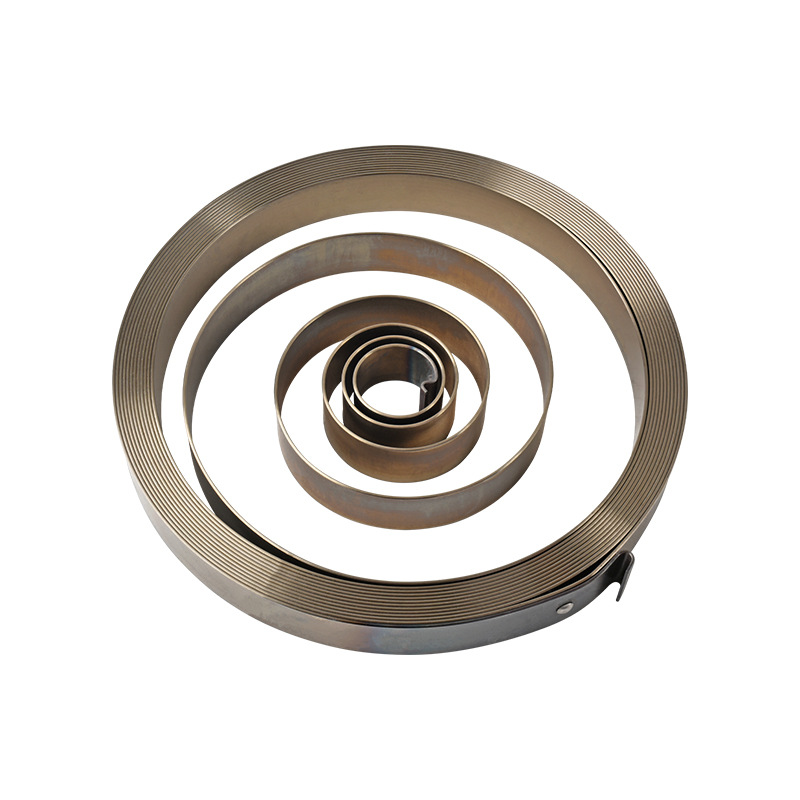 Stainless steel flat spring spring, flat wire spring spring, curly coil spring, motor carbon brush, non-standard coil spring Item Picture