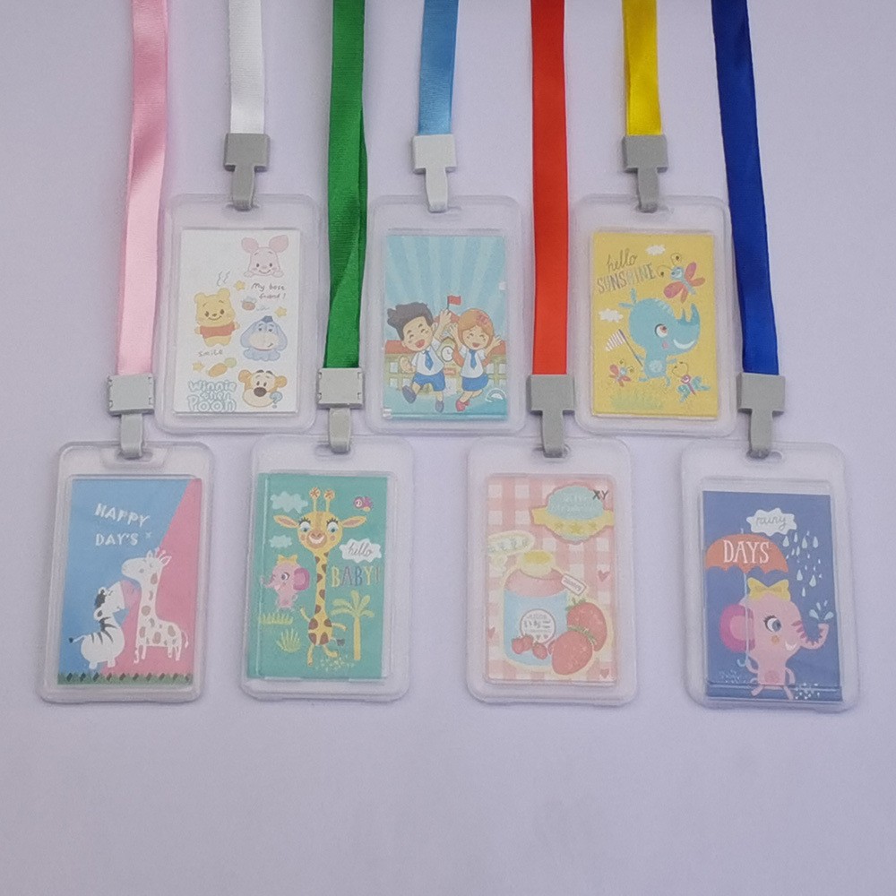 The manufacturer supplies waterproof pp plastic name card holders, cartoon, dust-proof, fold-proof, high-transparency and multi-style name card holders details Picture