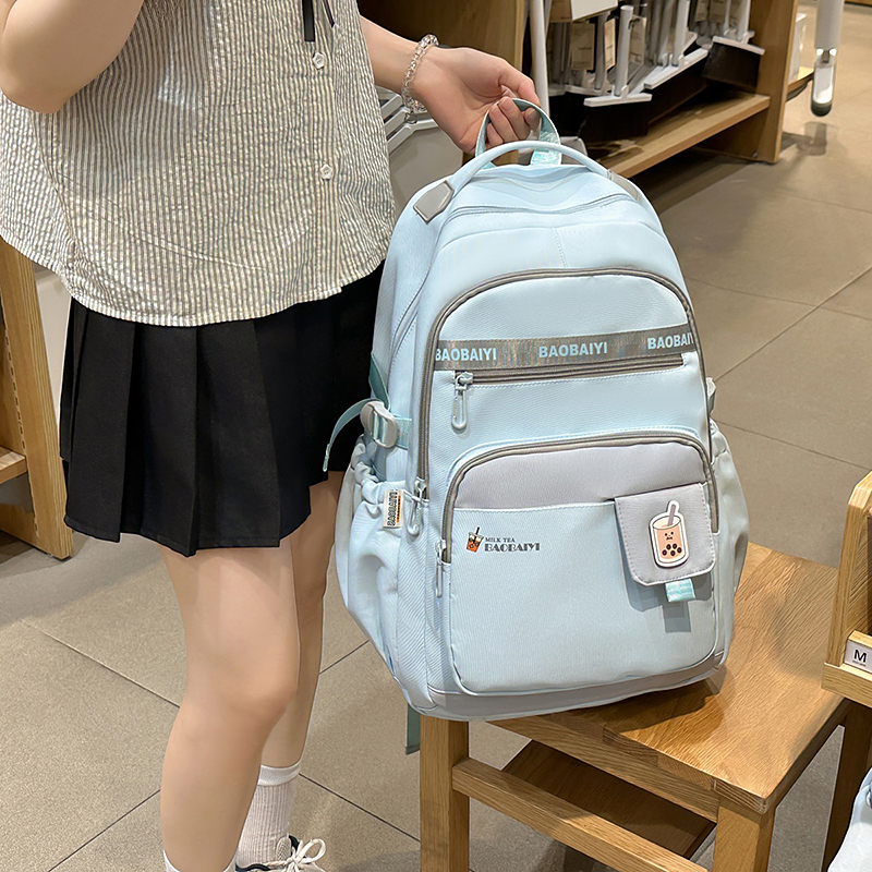 初中生高中生大学生背包旅游轻便背包运动大容量背包通勤商务双肩包男女背包相机背包大学生旅行背包情侣背包休闲简约双肩背包详情15