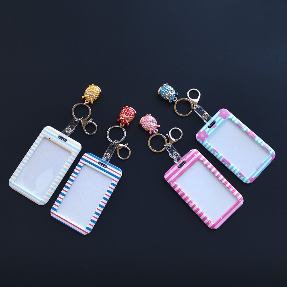 Sliding cover, push-pull, waterproof student meal card, hard card holder, work ID card, cartoon ID card, bus card, wholesale can print logo Application Scenario
