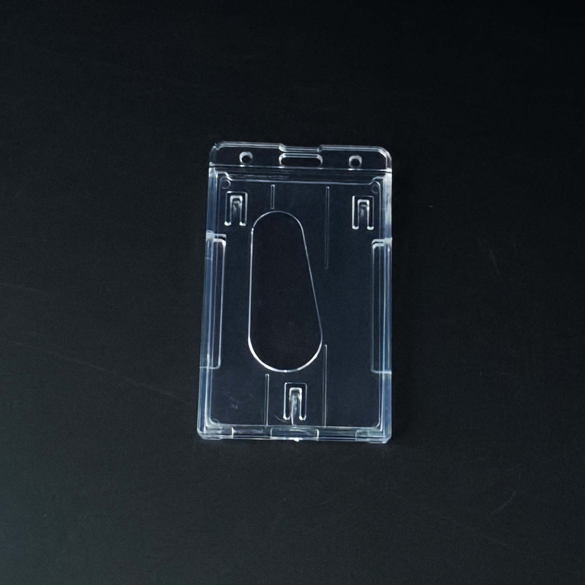 Acrylic PC ID card holder, PS transparent name tag, work card holder, access control name tag, student double-sided transparent card holder Application Scenario