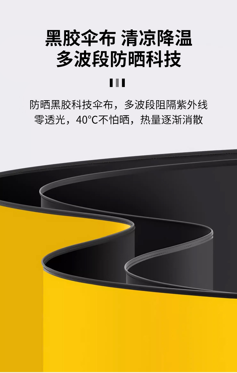 S3023 Large fully automatic umbrella Solid color black rubber umbrella Self-opening and closing umbrella suitable for both men and women, large universal umbrella for sunny and rainy days wholesale pic 6