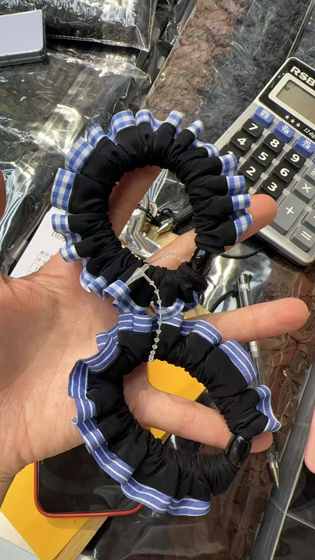 时尚钻球发圈大肠圈头绳发饰品韩版简约百搭发饰发带潮流发圈配件