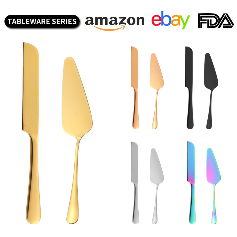 Nordic tableware, stainless steel cake spatula, baking knives, cake cutters, kitchen baking tools, pizza spatula, spatula full figure