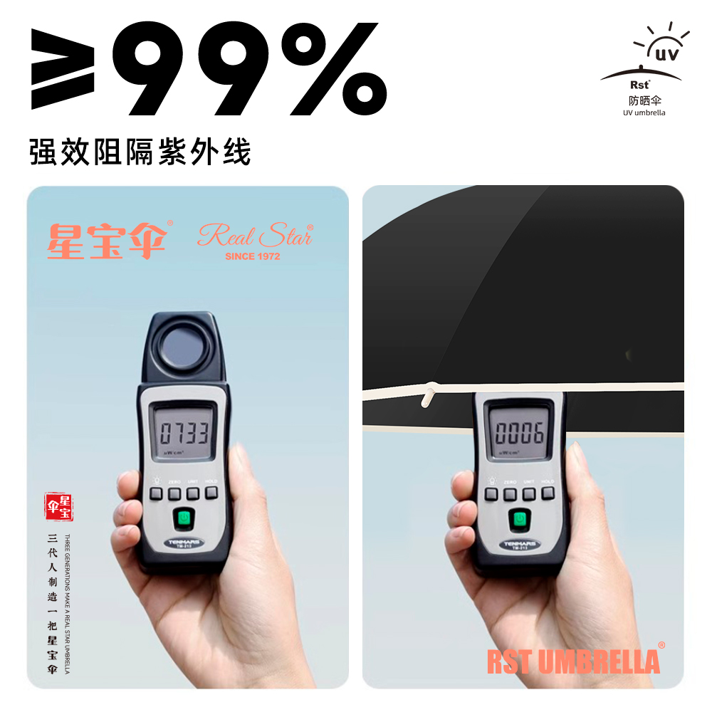 Xingbao Umbrella 959 Japanese solid color umbrella, Sunny and Rainy 2, anti-ultraviolet black rubber coated Long handle umbrella, fashionable umbrella, long handle plastic umbrella Item Picture