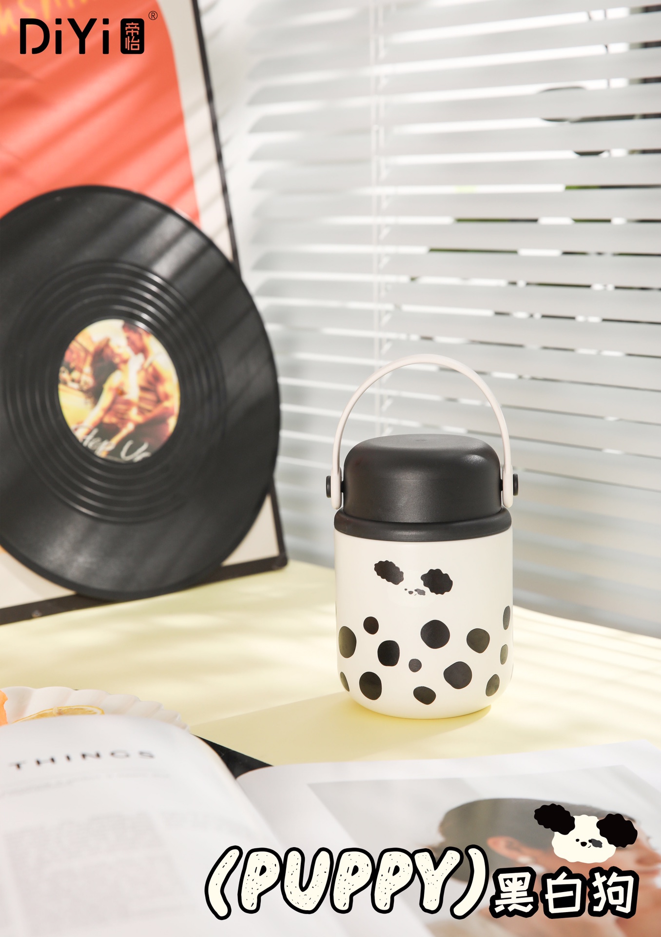 DY-BW1187 Di Yi Wild Fun Pet Braised Pot 500ml, one pot for braised porridge and rice, every meal delicious. Safe material, powder-coated paint surface +3D stereoscopic pattern, enjoy the delicious food pic 8