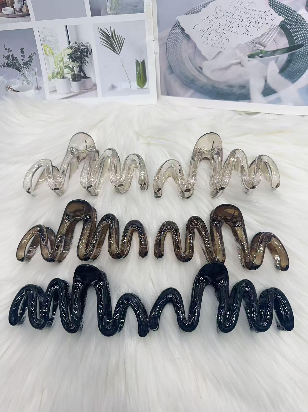 可爱醋酸发夹儿童抓夹发饰小女孩发夹发饰品时尚百搭款