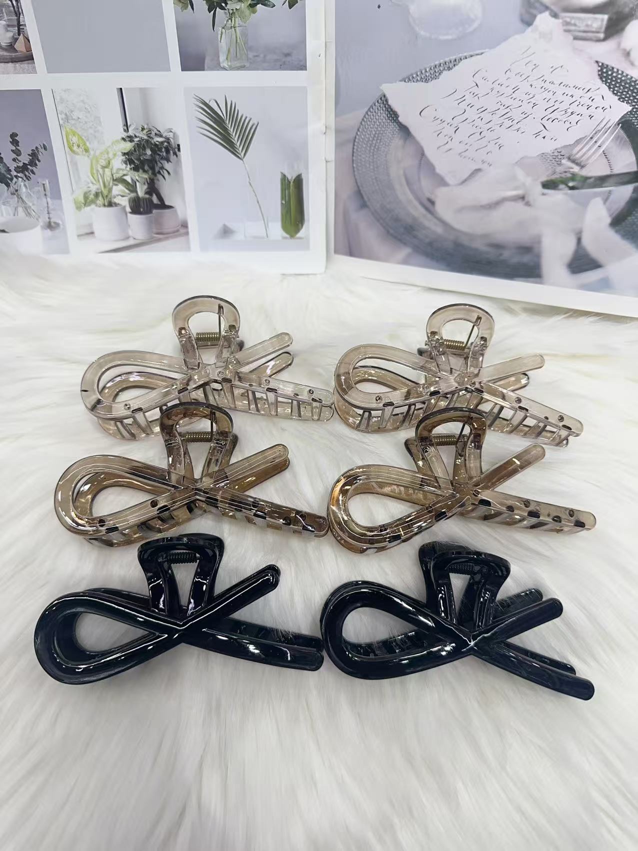 可爱小女孩发夹发饰醋酸抓夹简约时尚儿童发饰发夹套装