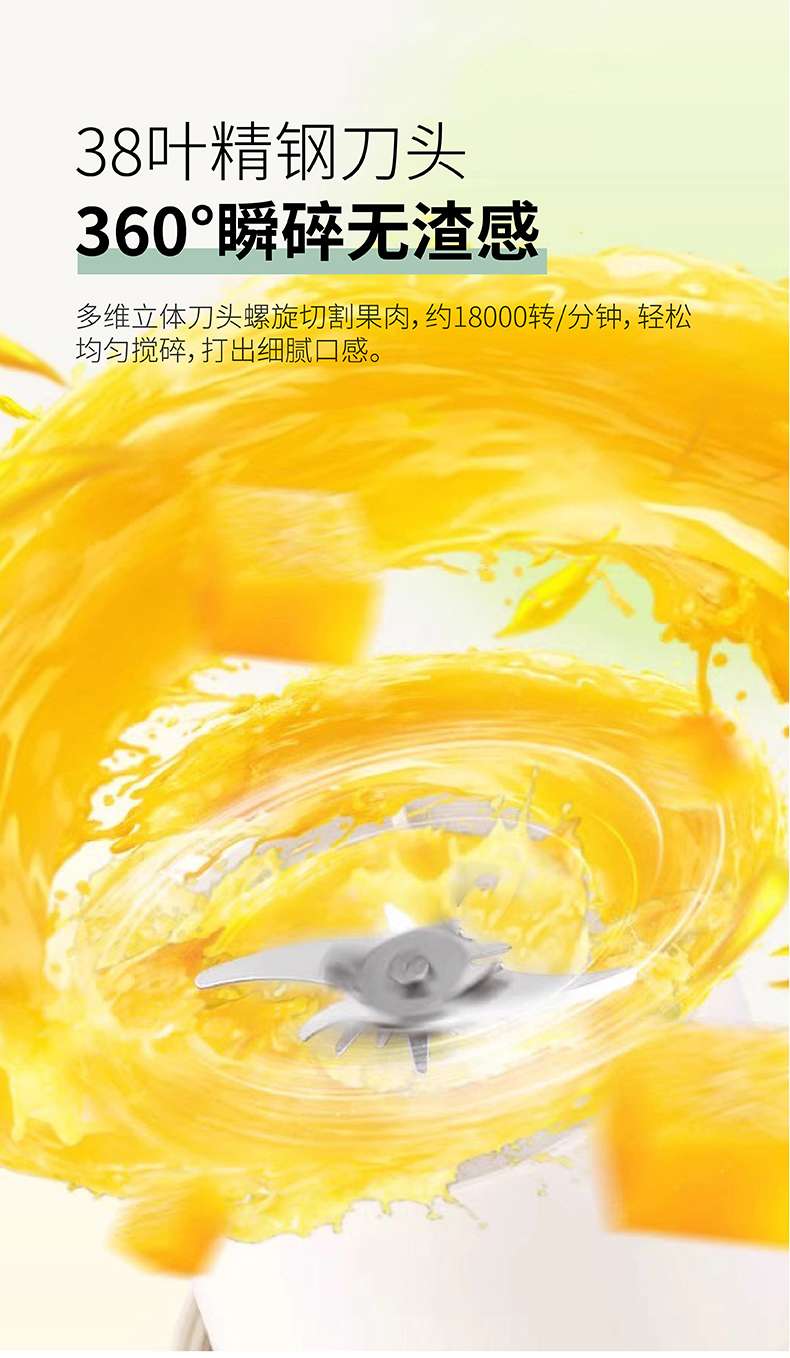New portable juicer, household electric multi-functional ton bucket, large-capacity ice crushable juicer, juicer, orange juice extractor undefined