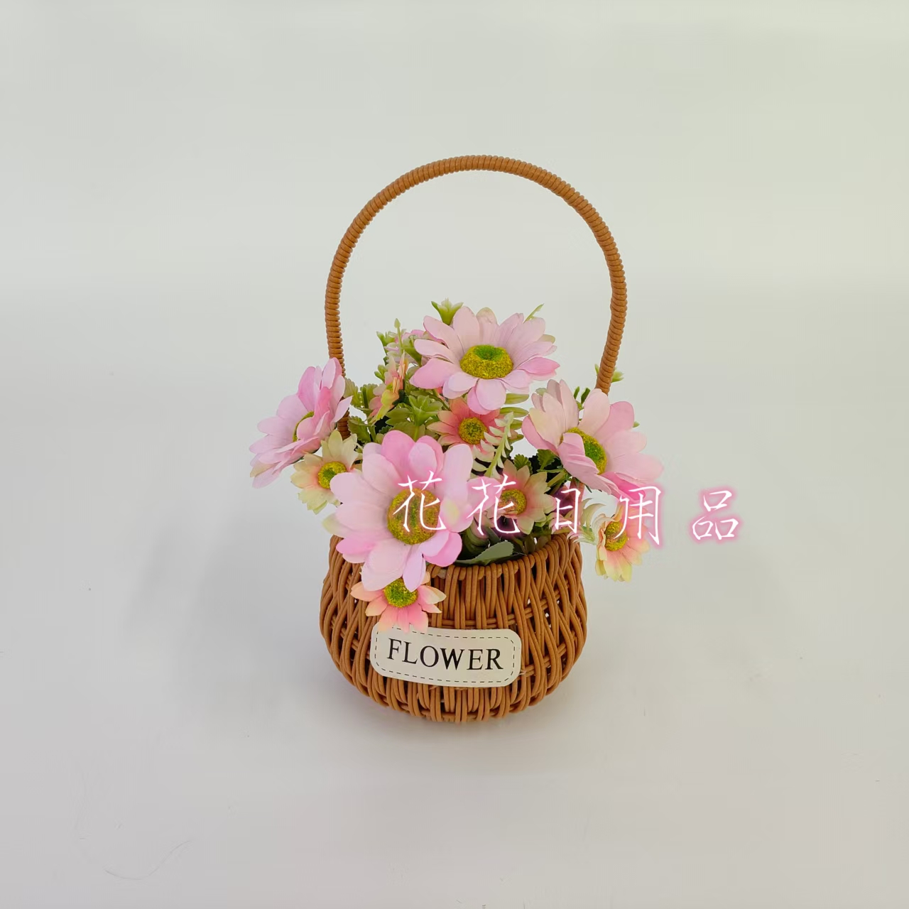 Artificial flowers, fake flowers, bonsai, woven POTS, sunflower ornaments and decorations Specification drawing