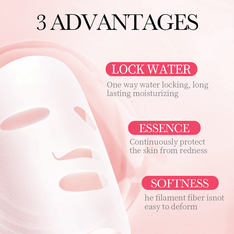 All-english BIOAOUA Rose Hyaluronic Acid Moisturizing Facial mask Cross-border export wholesale Item Picture