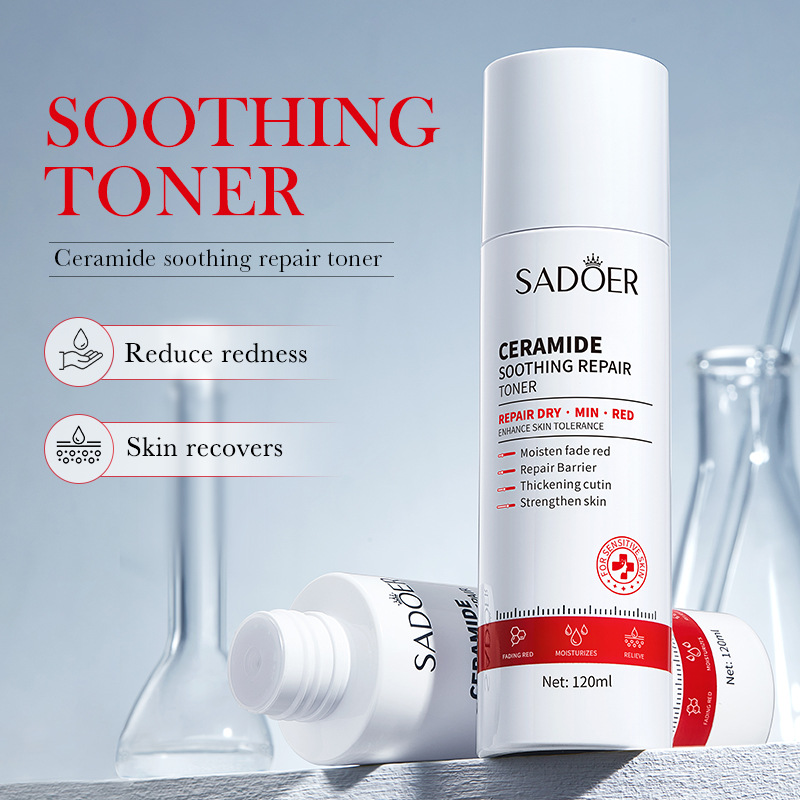 Cross-border export wholesale of SADOER ceramide Soothing and Repairing Toner (Sensitive Skin) in full English Specification drawing