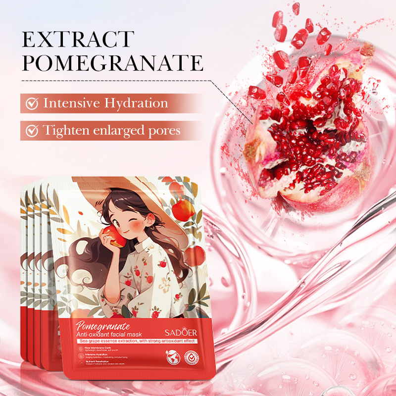 Cross-border wholesale of SADOER plant rose Facial mask for hydrating and rejuvenating skin Application Scenario