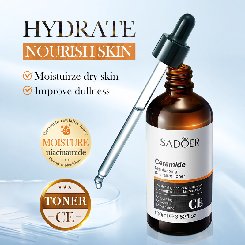 Cross-border export wholesale of SADOER ceramide Moisturizing, revitalizing, toning, rejuvenating and hydrating water full figure